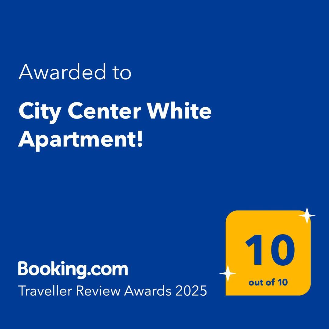City Center White Apartment! Skopie Exterior foto